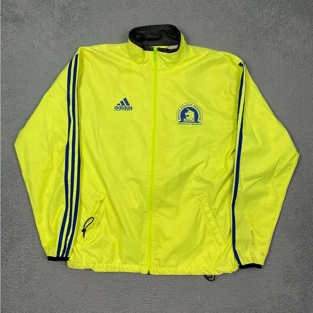 Vintage Adidas 1998 Boston Marathon windbreaker jacket‎